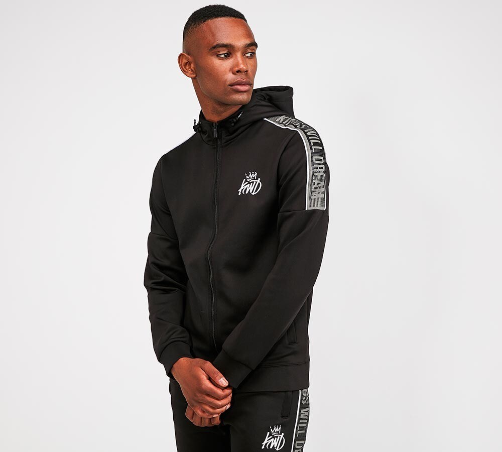 Davis Raised Print Poly Hoodie image 4
