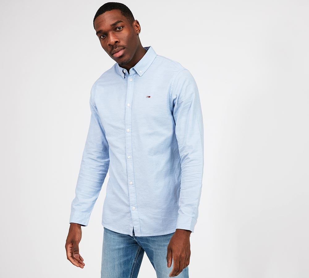 Stretched Oxford Long Sleeved Shirt image 4