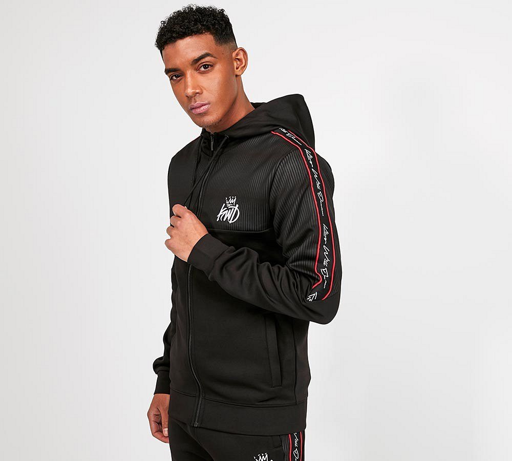 Delfour Geometric Poly Full Zip Hoodie image 5