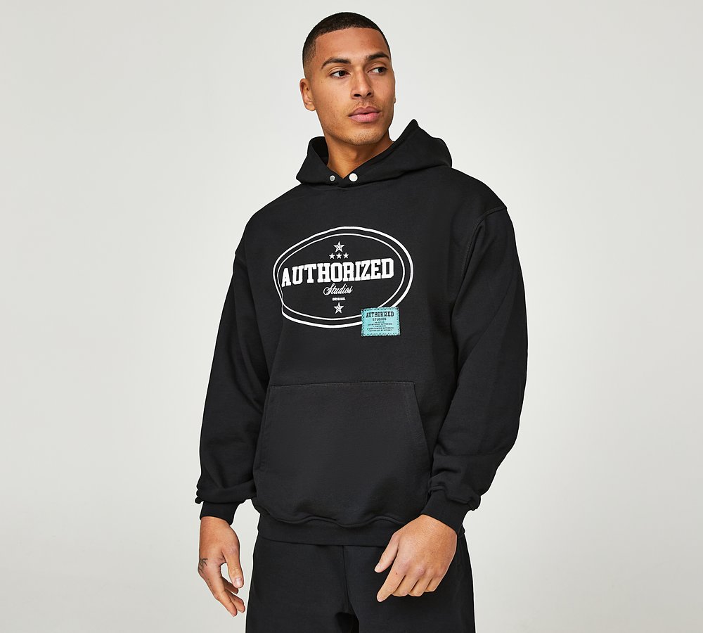 Oval Graphic Relaxed Fit Overhead Hoodie image 5