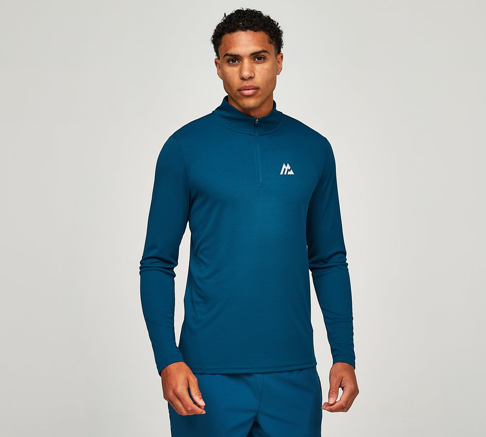 Peak Grid Quarter Zip Top image 4