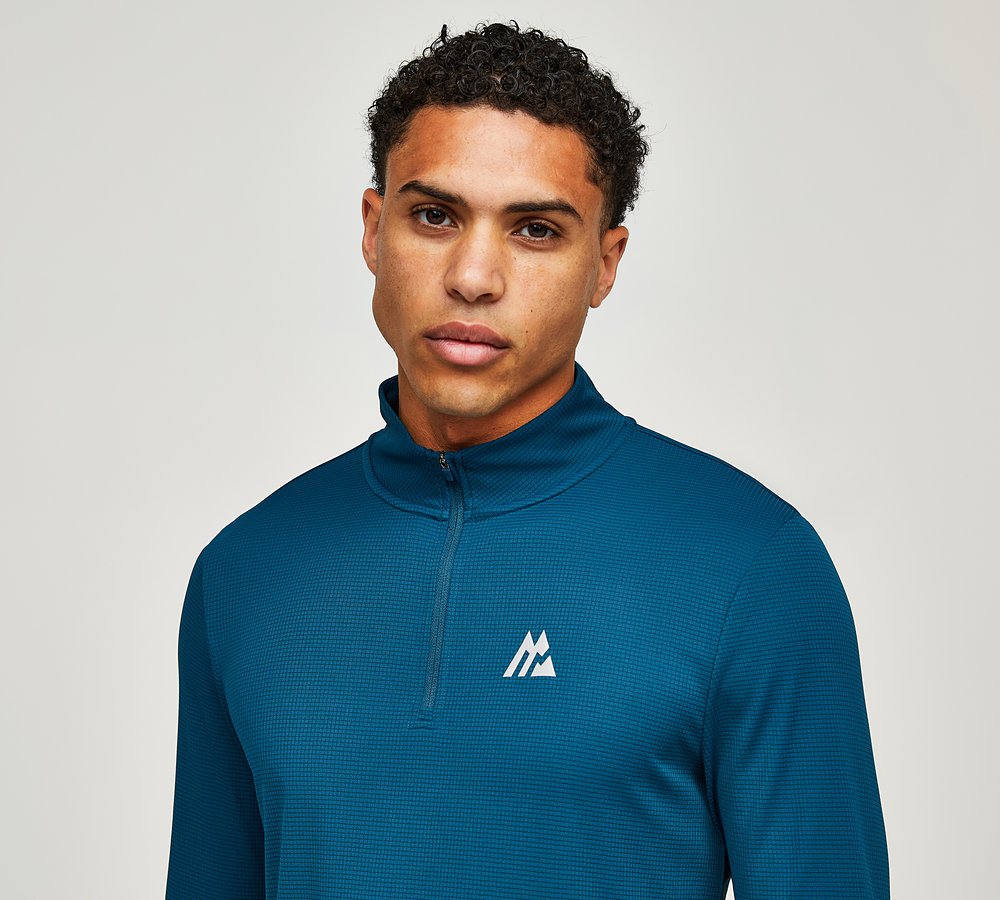 Peak Grid Quarter Zip Top image 5