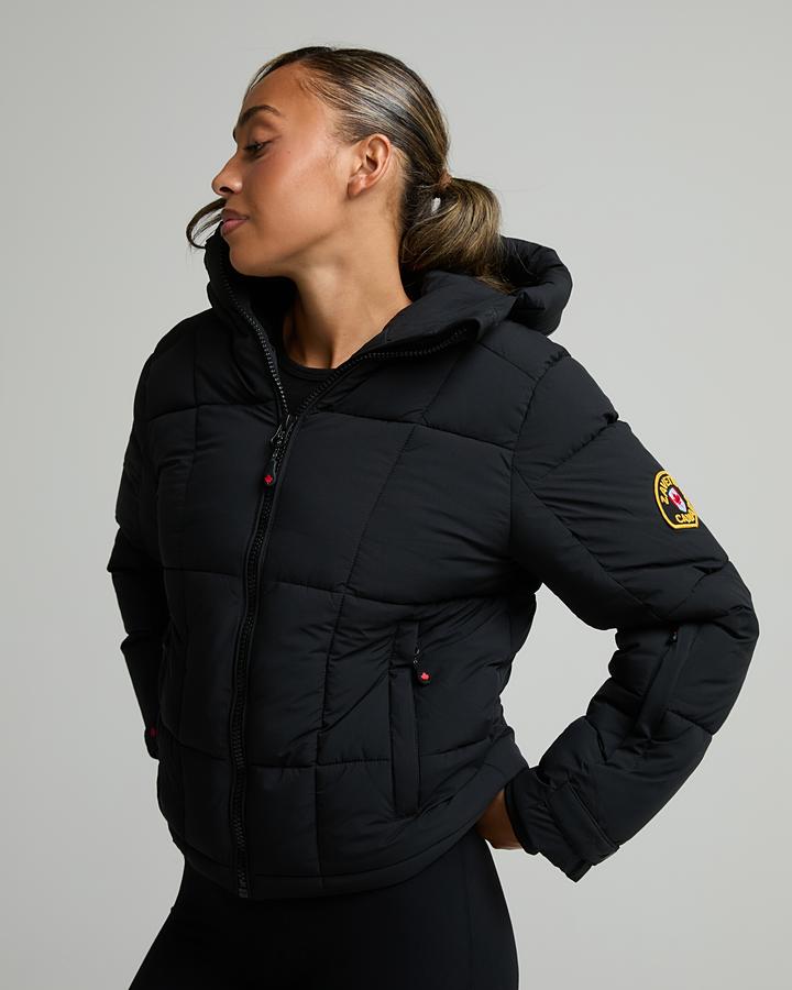 Womens Guilia Crop Puffer Jacket image 4