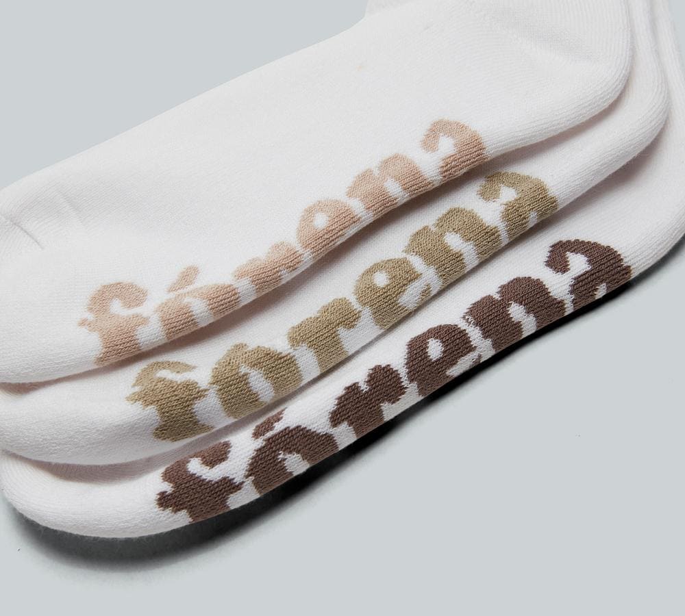 3 Pack Womens Sole Branded Mid-Calf Crew Sock image 2