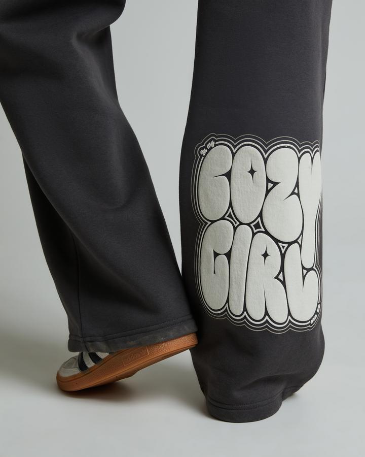 Womens Cozy Girl Open Hem Jogger image 5