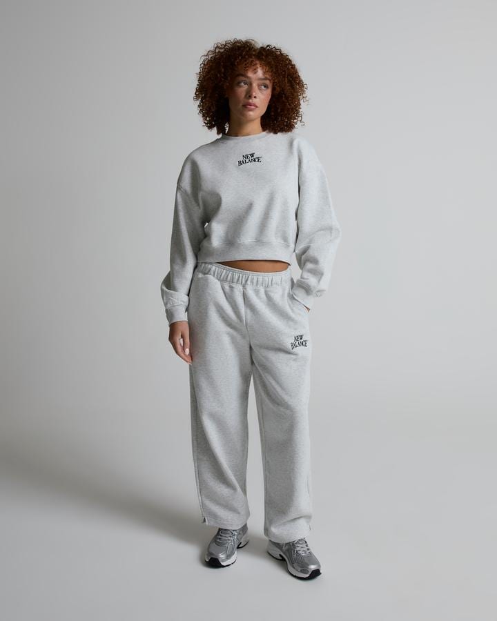 Womens Trackside Fleece Crew Sweatshirt image 1