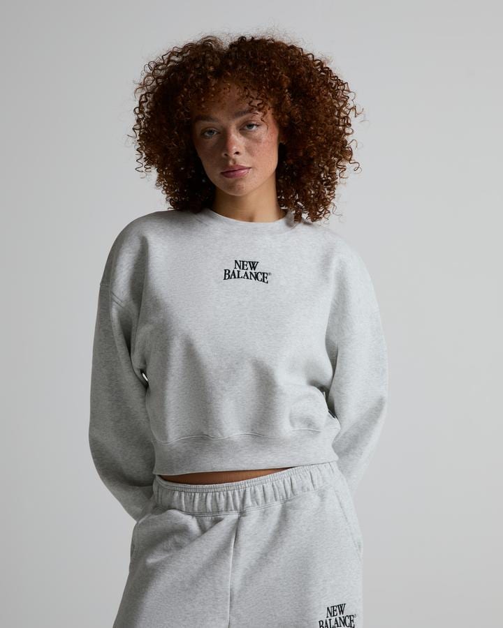 Womens Trackside Fleece Crew Sweatshirt image 2
