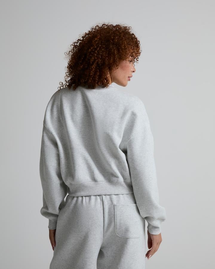 Womens Trackside Fleece Crew Sweatshirt image 3