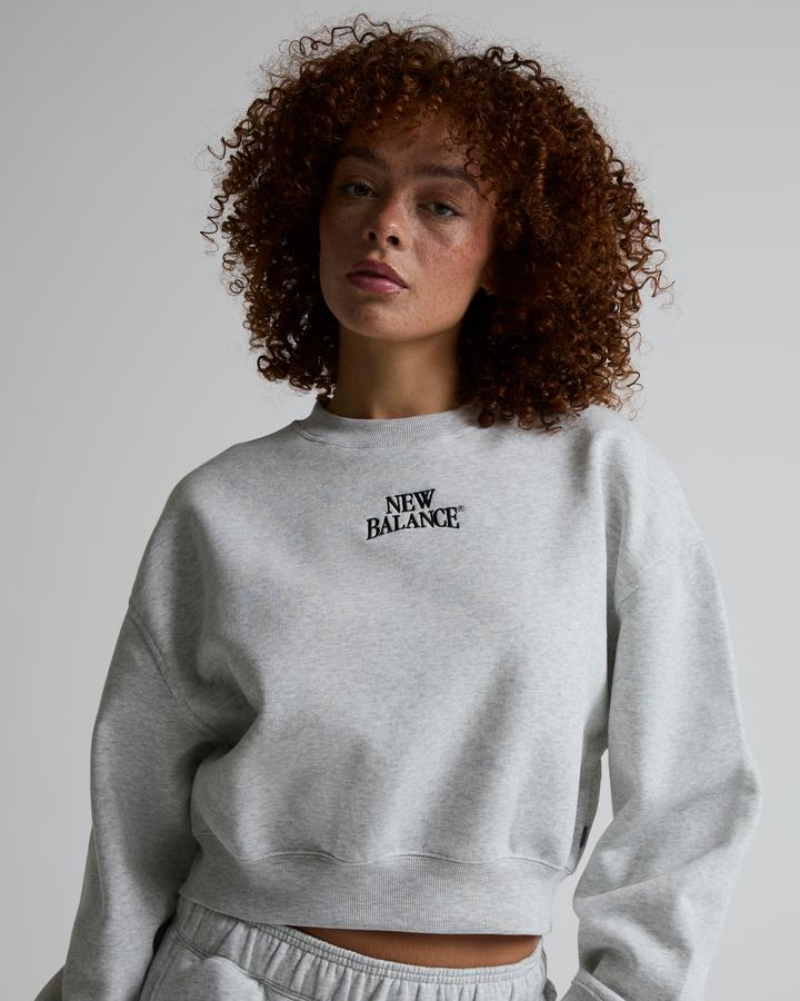 Womens Trackside Fleece Crew Sweatshirt image 5