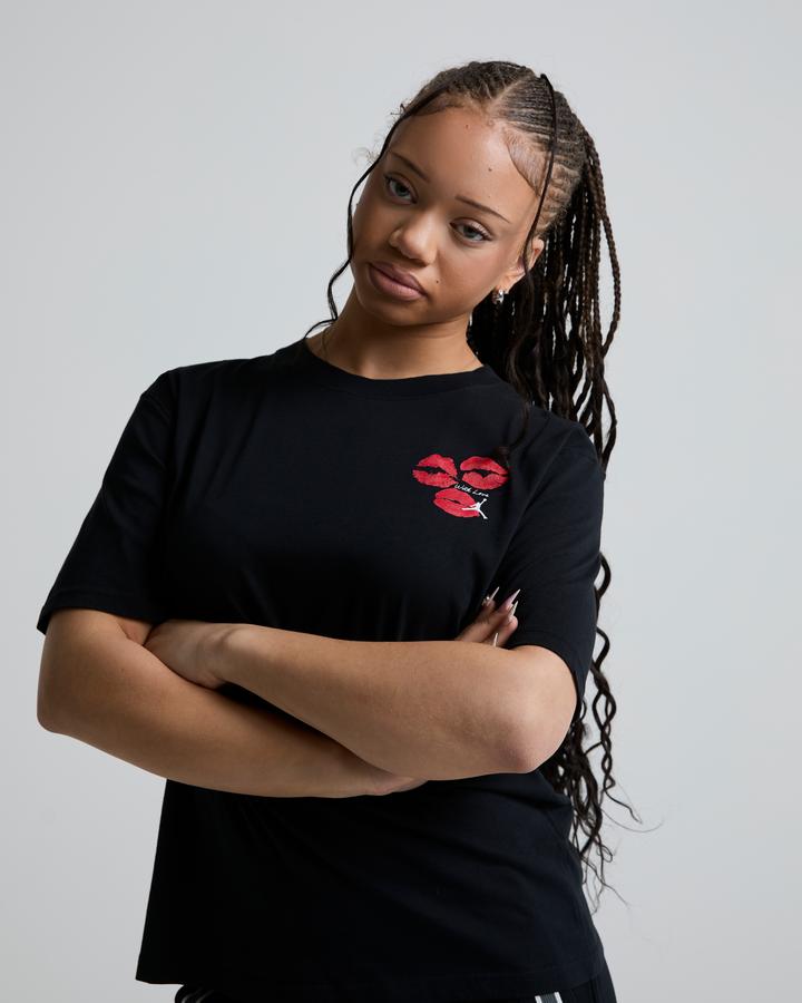 Womens Flight Short Sleeve Kiss T-Shirt image 5