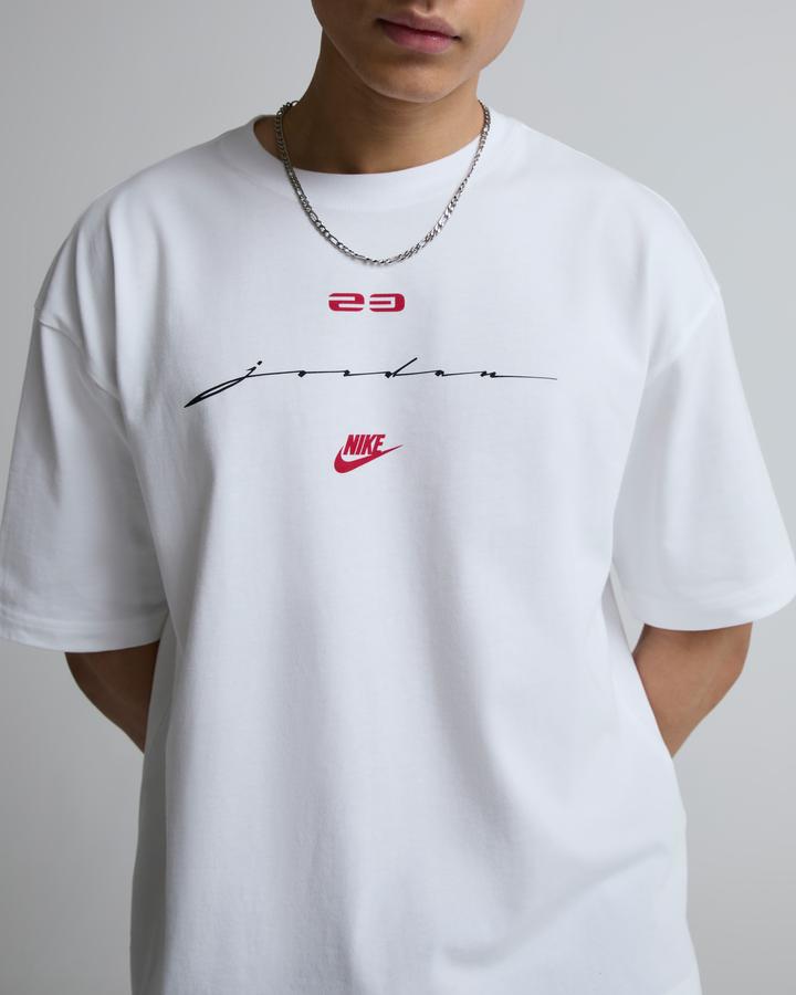 Script Boxy Short Sleeve Crewneck T-Shirt image 5
