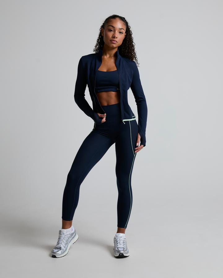 Womens Align Full Zip Long Sleeve Top image 4