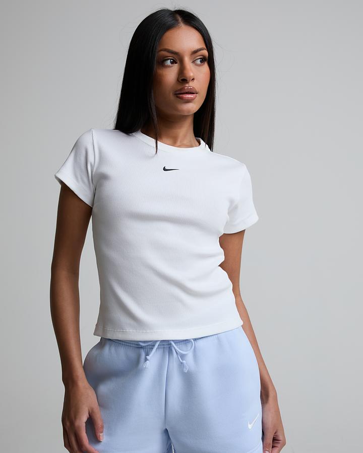 Womens Rib Tight Short Sleeve T-Shirt image 5