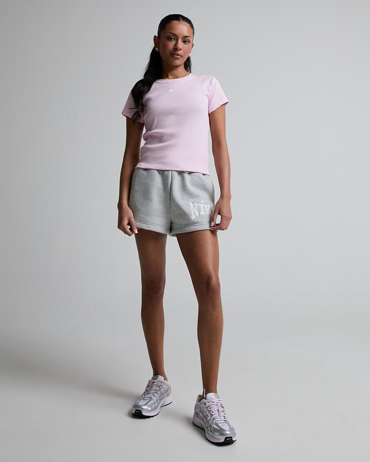 Womens Rib Tight Short Sleeve T-Shirt image 2