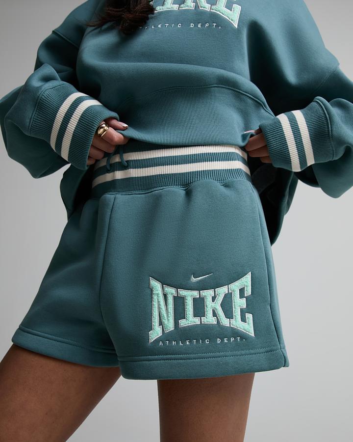 Womens Phoenix Fleece High-Waisted 4 Inch Short image 5