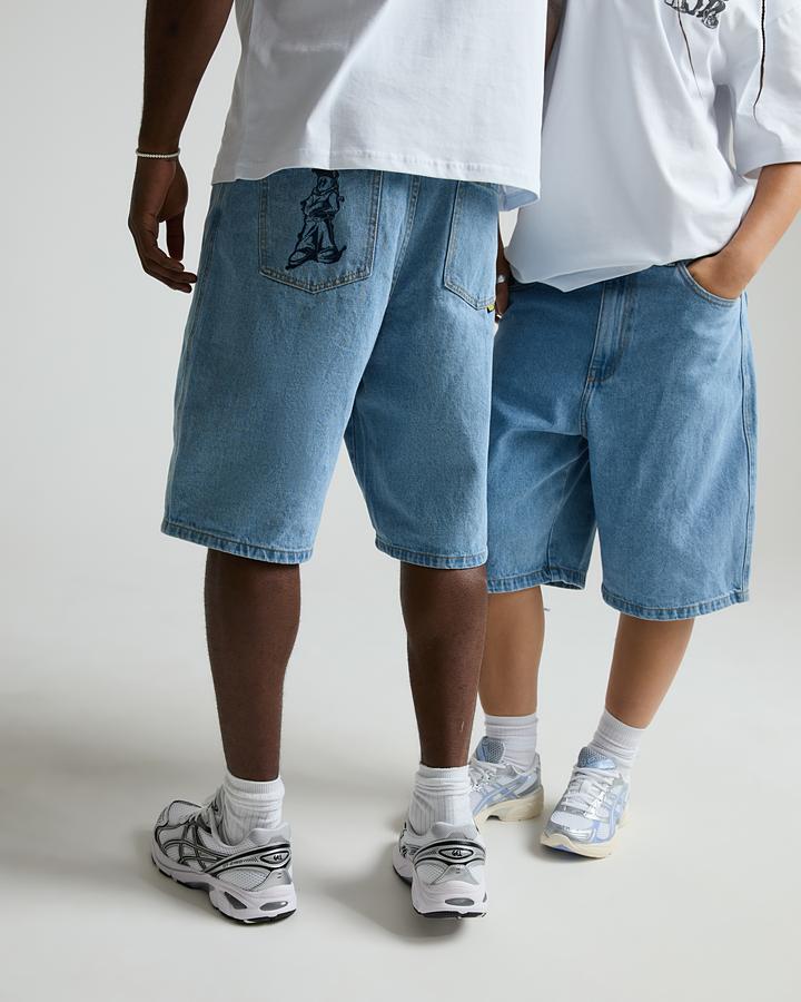 Logo Baggy Denim Short image 5