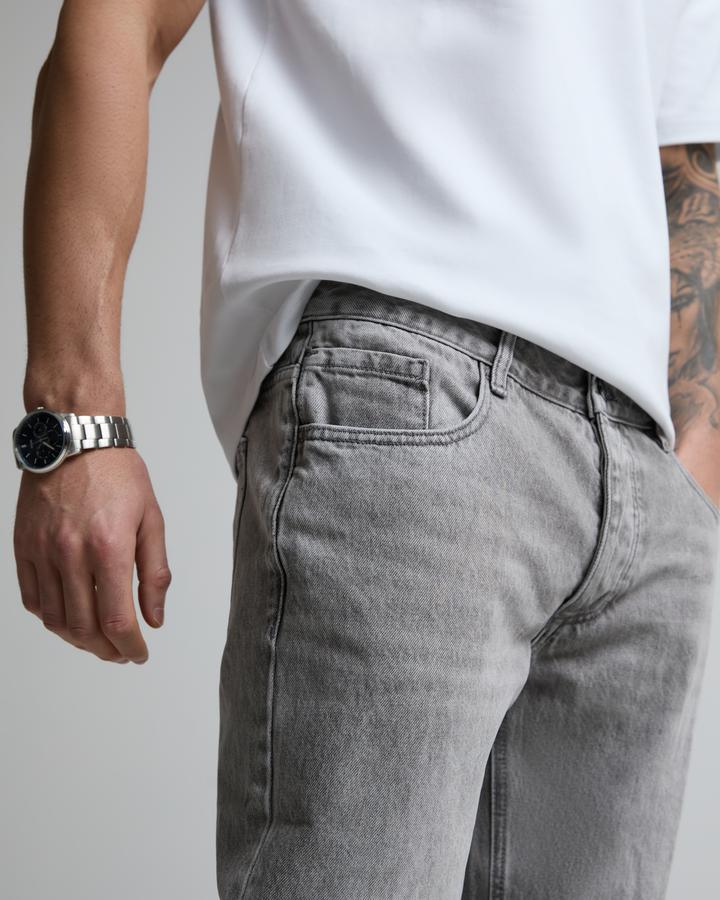 Osoli Slim Stacked Fit Denim Jean image 5
