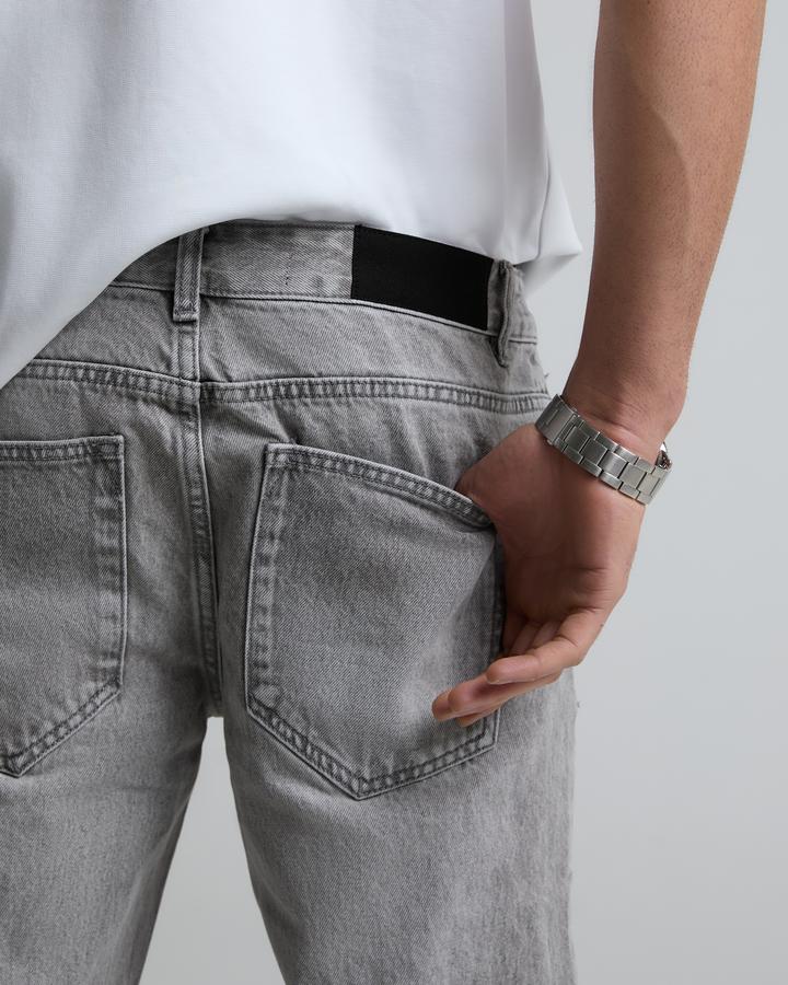 Osoli Slim Stacked Fit Denim Jean image 6