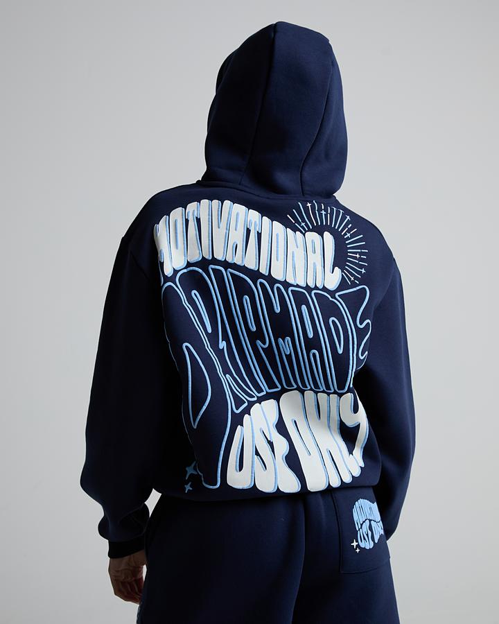 Womens Lotto Boxy Fit Zip Through Hoodie image 4
