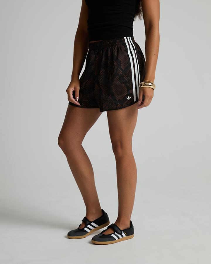 Womens Snake Satin Sprinter Short image 1