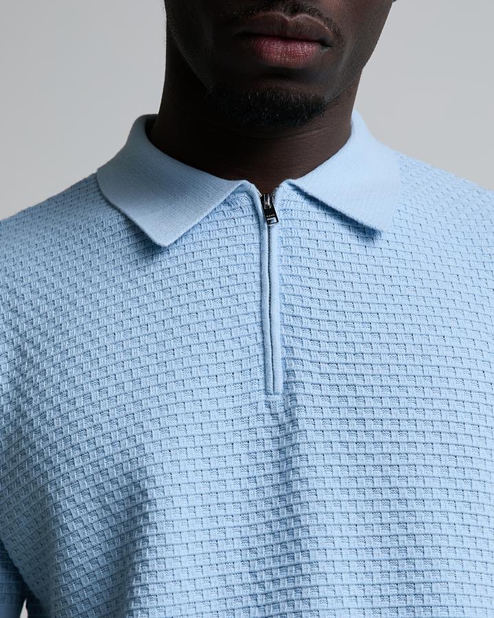 Micro Square Revere Short Sleeved Polo Shirt image 3