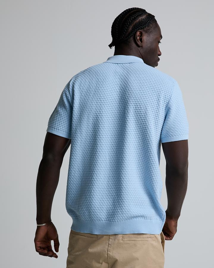 Micro Square Revere Short Sleeved Polo Shirt image 4