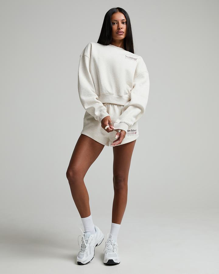 Womens Trackside Fleece Crew Sweatshirt image 1