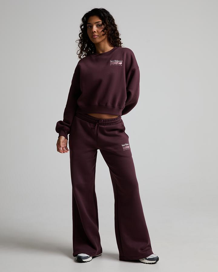 Womens Trackside Fleece Crewneck image 2
