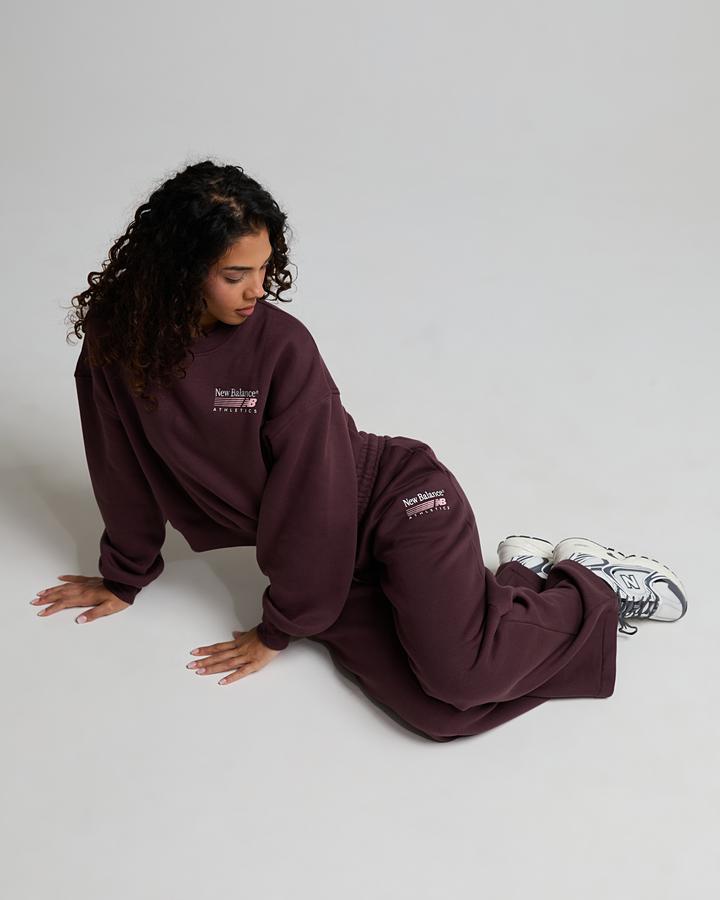 Womens Trackside Fleece Crewneck image 4