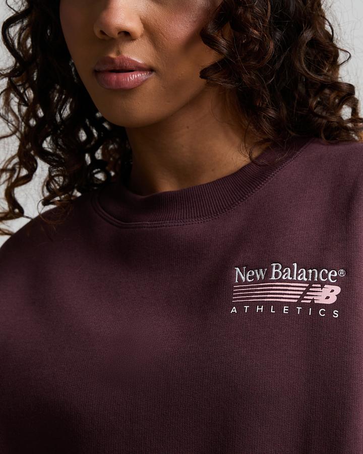 Womens Trackside Fleece Crewneck image 5