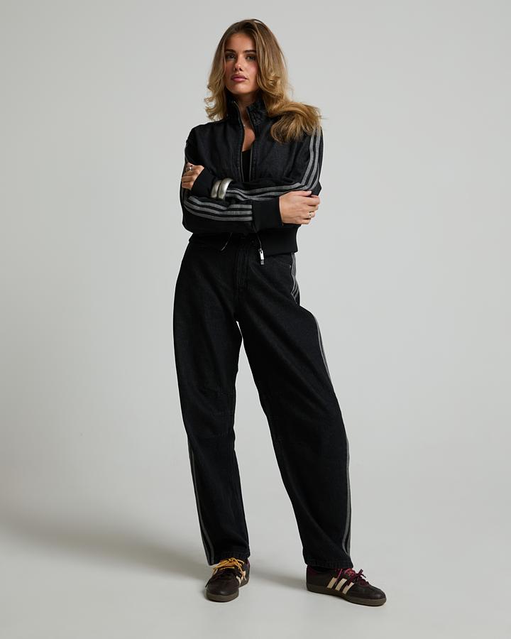 Womens Denim Barrel Jean image 6