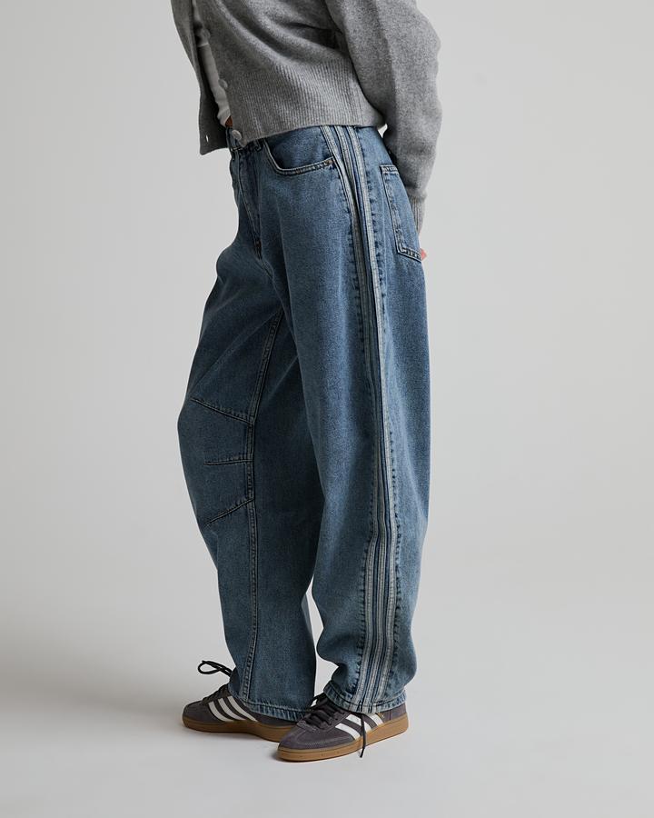 Womens Denim Barrel Jean image 2
