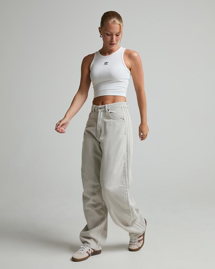 Womens High-Rise Barrel Denim Jean image 2