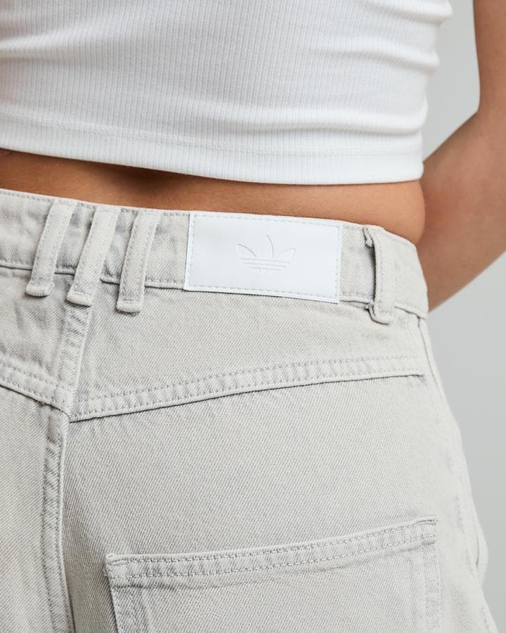 Womens High-Rise Barrel Denim Jean image 6