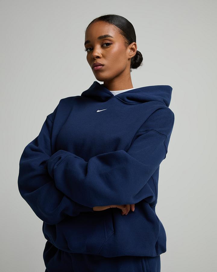 Womens Studio Fleece Oversize Hoodie image 6