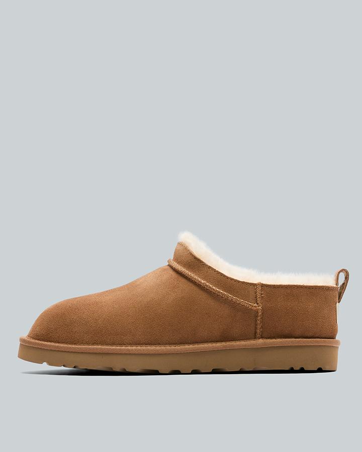 Ugg Men's Classic Micro Snug Boots - Chestnut - 11 (45) - Image 7