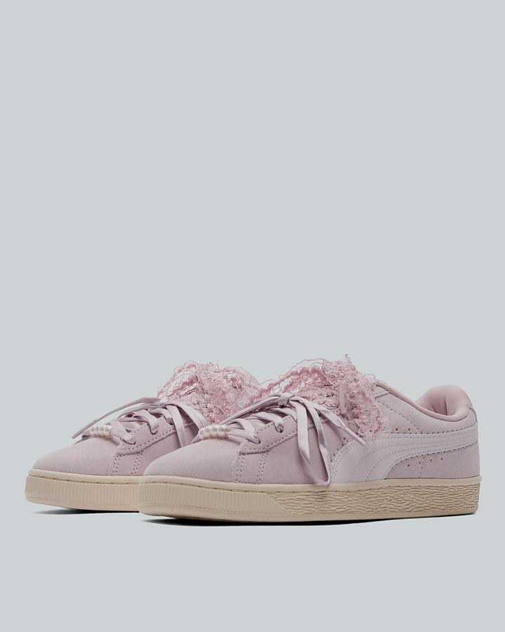 Womens Suede Bloom Trainer image 2