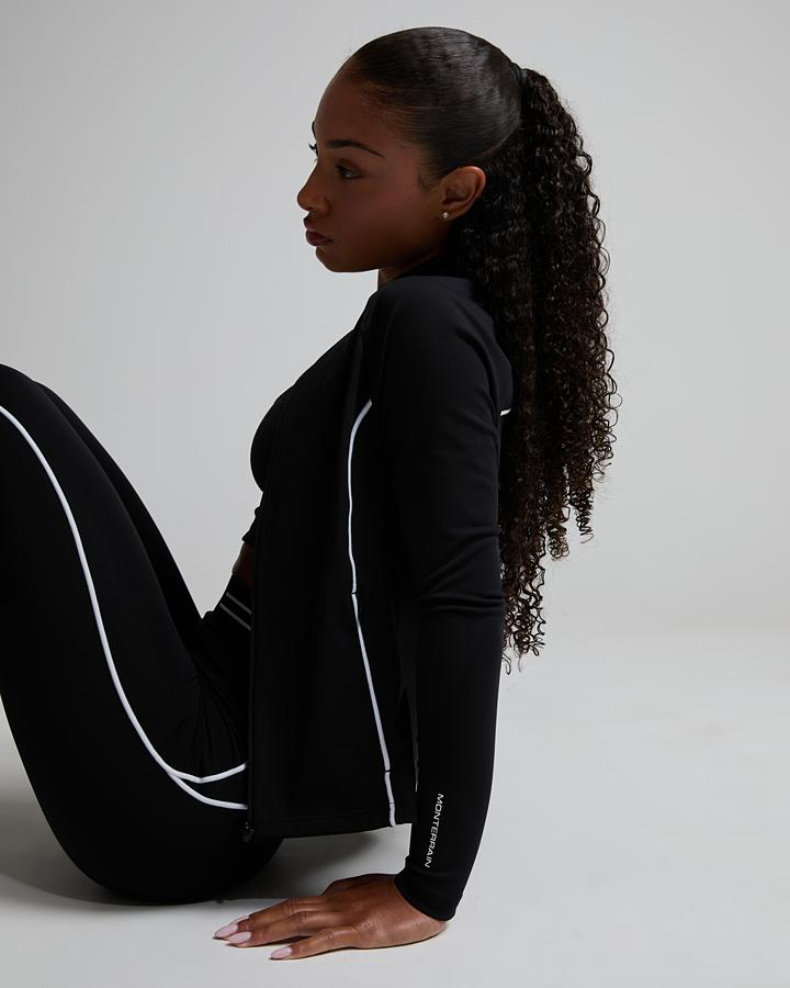 Womens Adapt Full Zip Long-Sleeve Top image 4