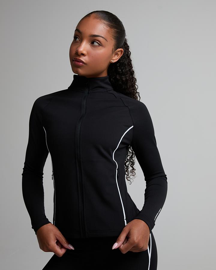 Womens Adapt Full Zip Long-Sleeve Top image 5