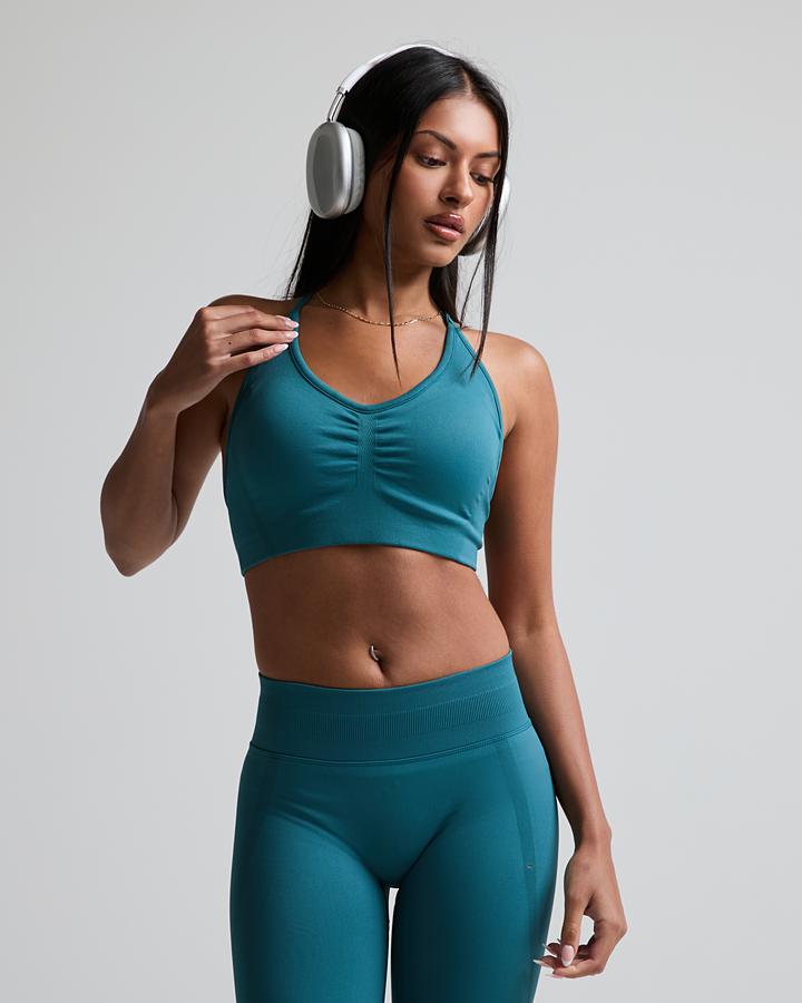 Womens Suntra Seamless Halter Bra Top image 3