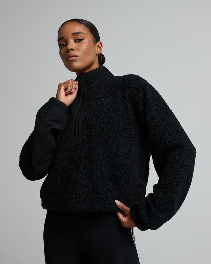 Womens Bandha Borg Quarter Zip Fleece image 1
