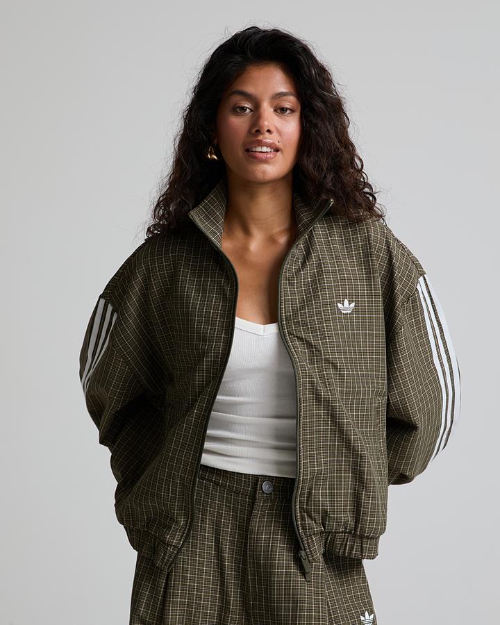 Womens Micro Check Track Top image 6