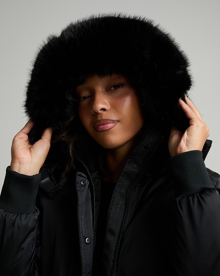 Womens Olivia Platinum Hooded Bomber Jacket image 5