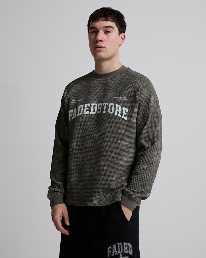 Real Tree Waffle Long Sleeve T-Shirt image 5