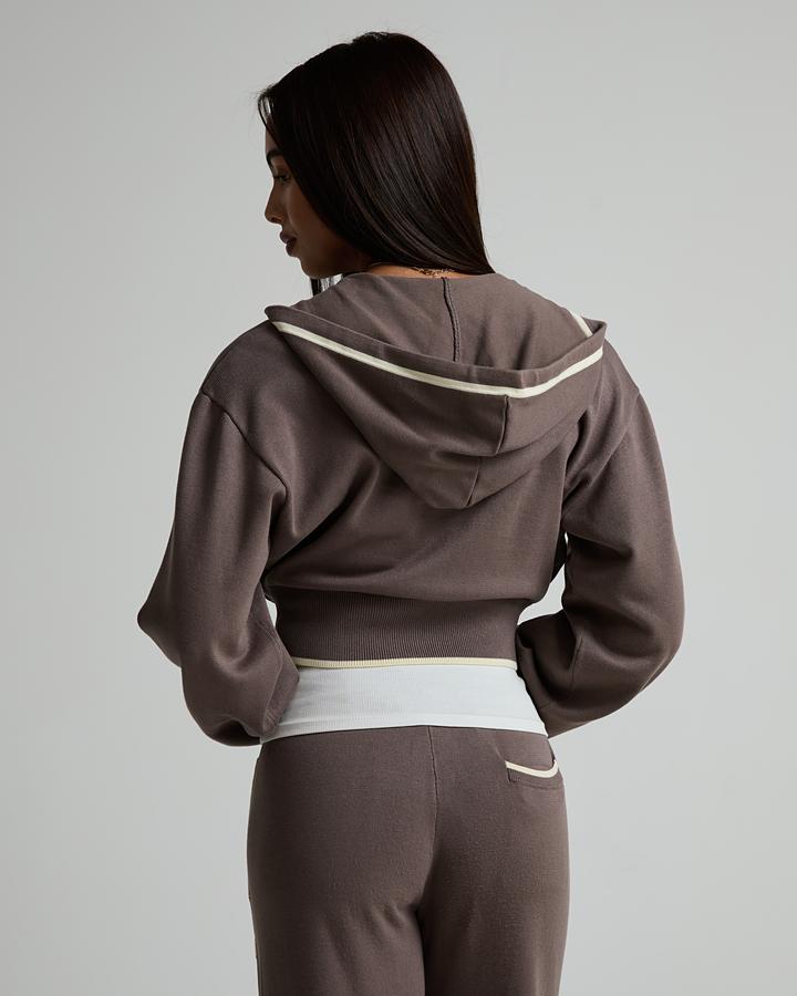 Womens Lexi Full Zip Knit Hoodie image 4