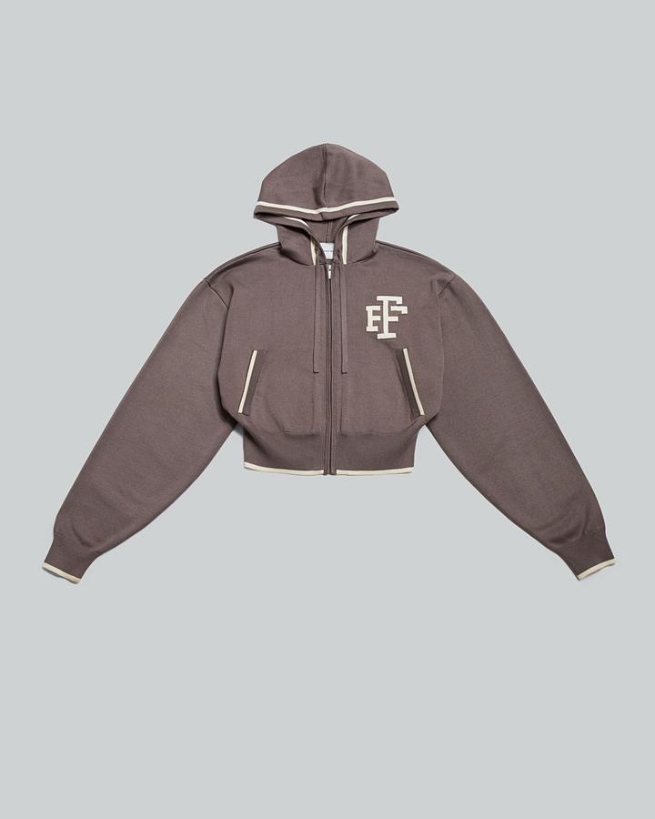 Womens Lexi Full Zip Knit Hoodie image 6