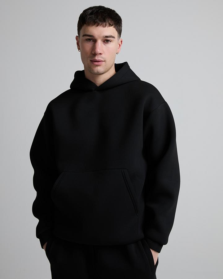 Neoprene Oversized Overhead Hoodie image 4