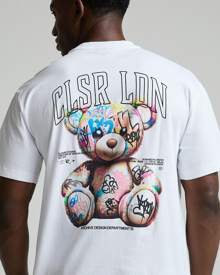 Fluffy Graffiti Teddy T-Shirt image 4