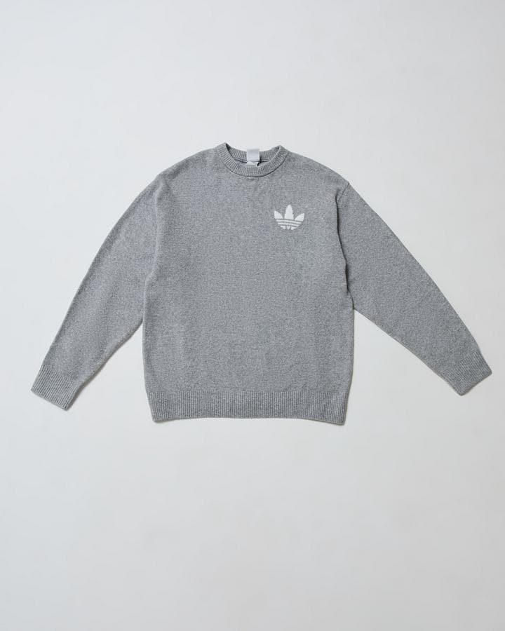 Womens Essential Knit Crewneck Sweatshirt image 6