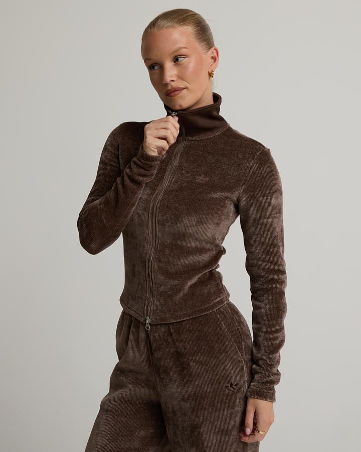 Womens Chenille Zip Track Top image 4